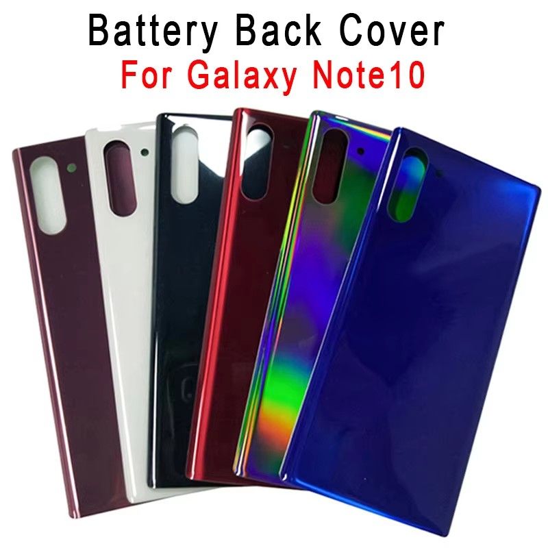 New For Samsung Galaxy Note10 N970 Note 10 plus N975 Back Battery Cover Rear Door Housing Case Glass Panel