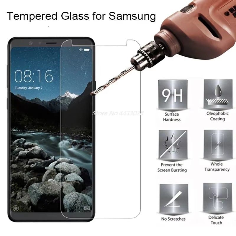 Tempered Glass for Samsung J2 Pro J3 Pro Protective Glass for Samsung Galaxy J4 J5 Prime J6 J7 Pro J8 Screen Protector