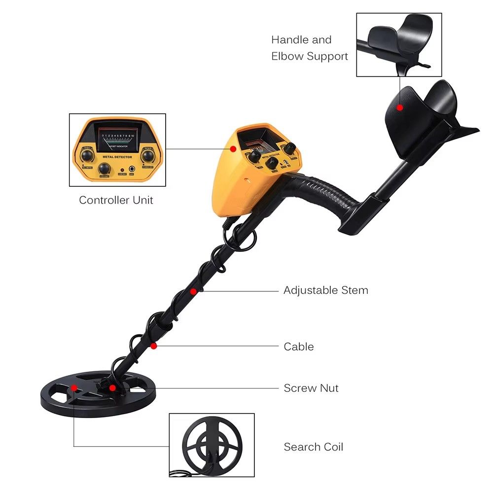 GTX5030 Metal Detector Detection Instrument Underground Metal Detector Metal Finder Gold Detector Treasure Hunter Gold Digger