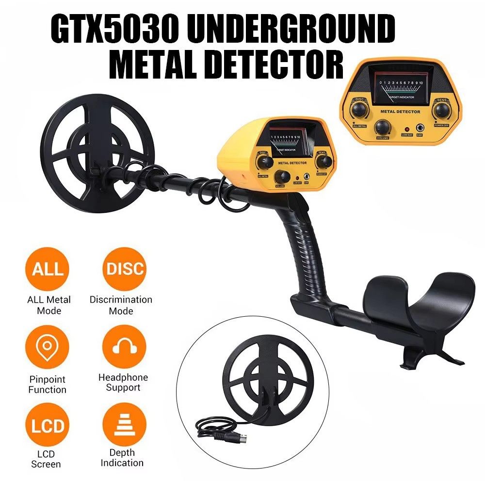 GTX5030 Metal Detector Detection Instrument Underground Metal Detector Metal Finder Gold Detector Treasure Hunter Gold Digger