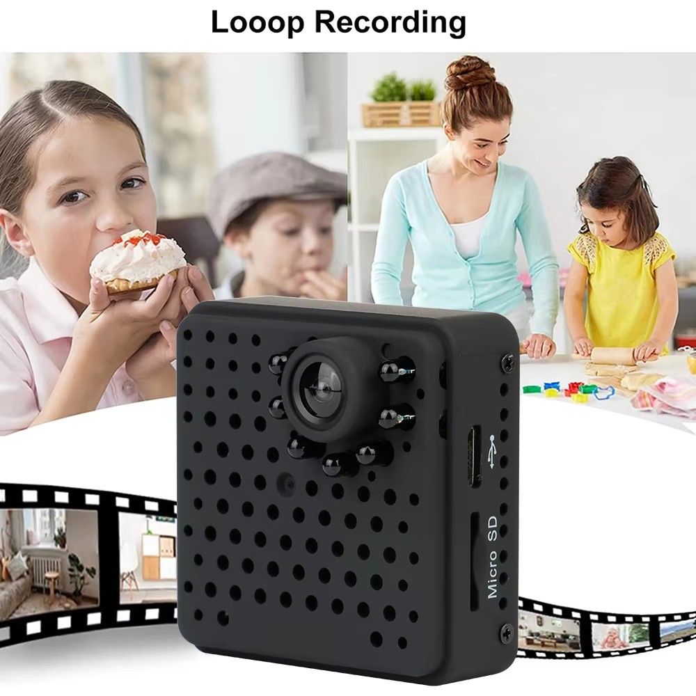 W18 HD 1080P Mini Camera WiFi Portable Indoor Smart Home Security Cam Night Vision Motion Detection Surveillance Cameras Monitor