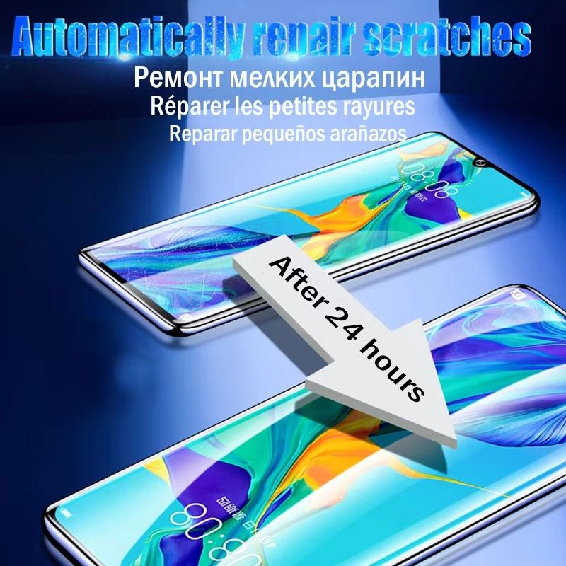 3PCS Protective Film for Huawei honor View 10 10i 20 Gel Screen protector for Honor Play 8 Pro 9 10 lite HD Hydrogel Film