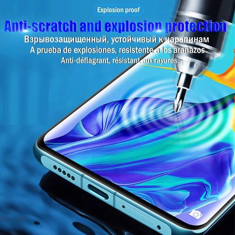 3PCS Protective Film for Huawei honor View 10 10i 20 Gel Screen protector for Honor Play 8 Pro 9 10 lite HD Hydrogel Film