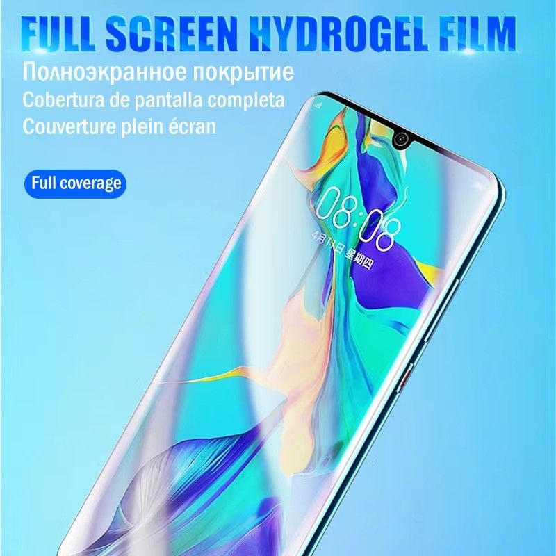3PCS Protective Film for Huawei honor View 10 10i 20 Gel Screen protector for Honor Play 8 Pro 9 10 lite HD Hydrogel Film