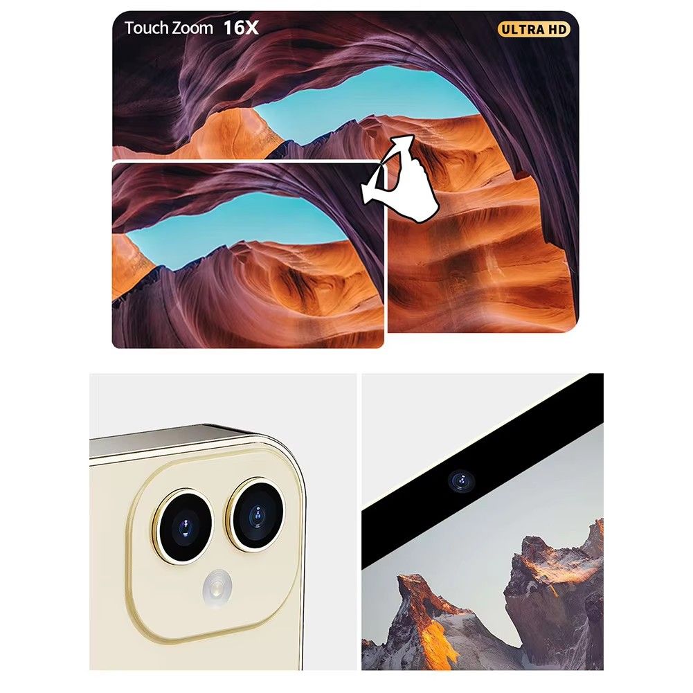 D6 Digital Camera 4K HD Camera Recorder Music Player Touch Control Screen Vlogging Camera Night Vision 64MP Camcorder