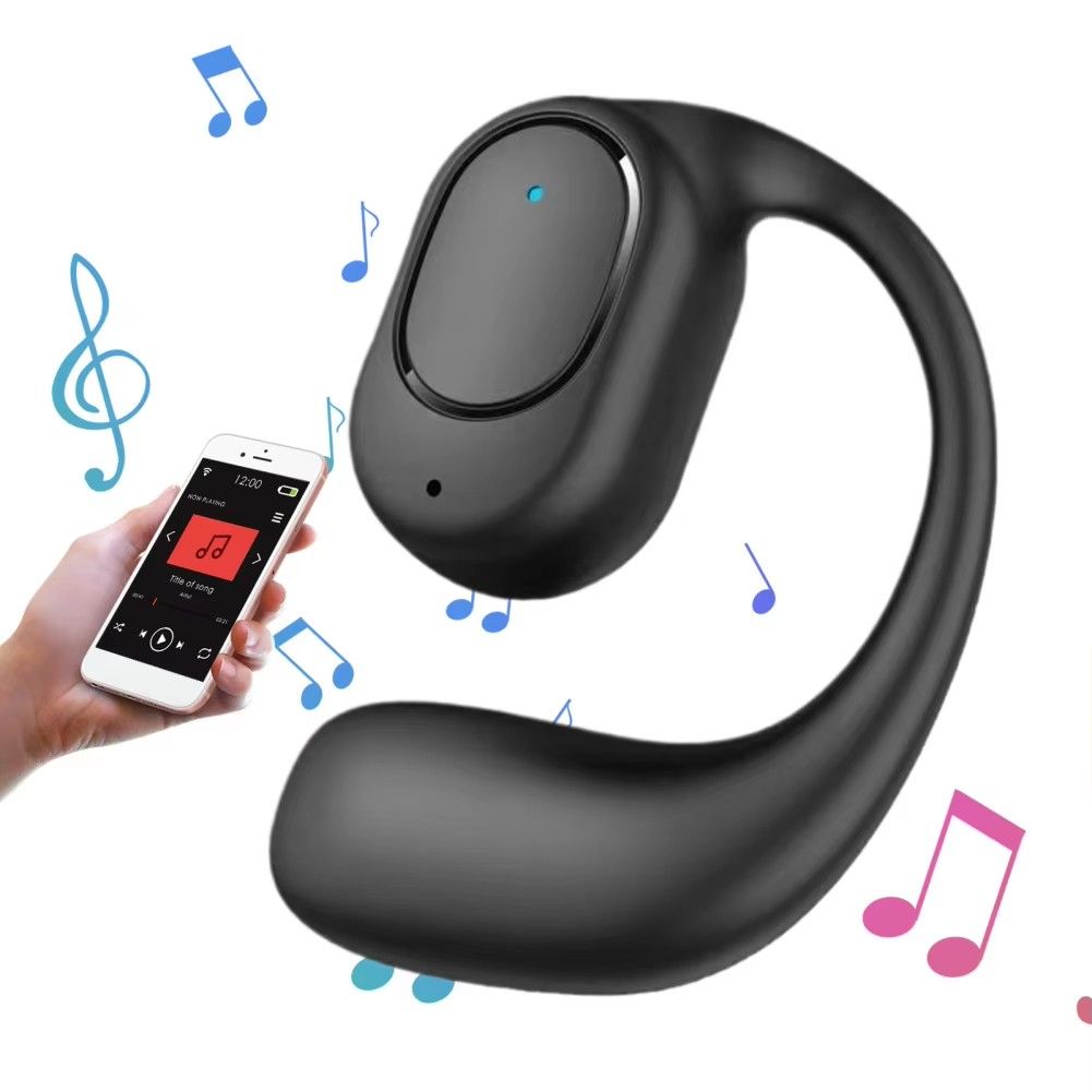 Wireless Earbuds Open Ear Headphones Noise Cancellation Built-in Mic Earphones For Sports Work Hiking Travel