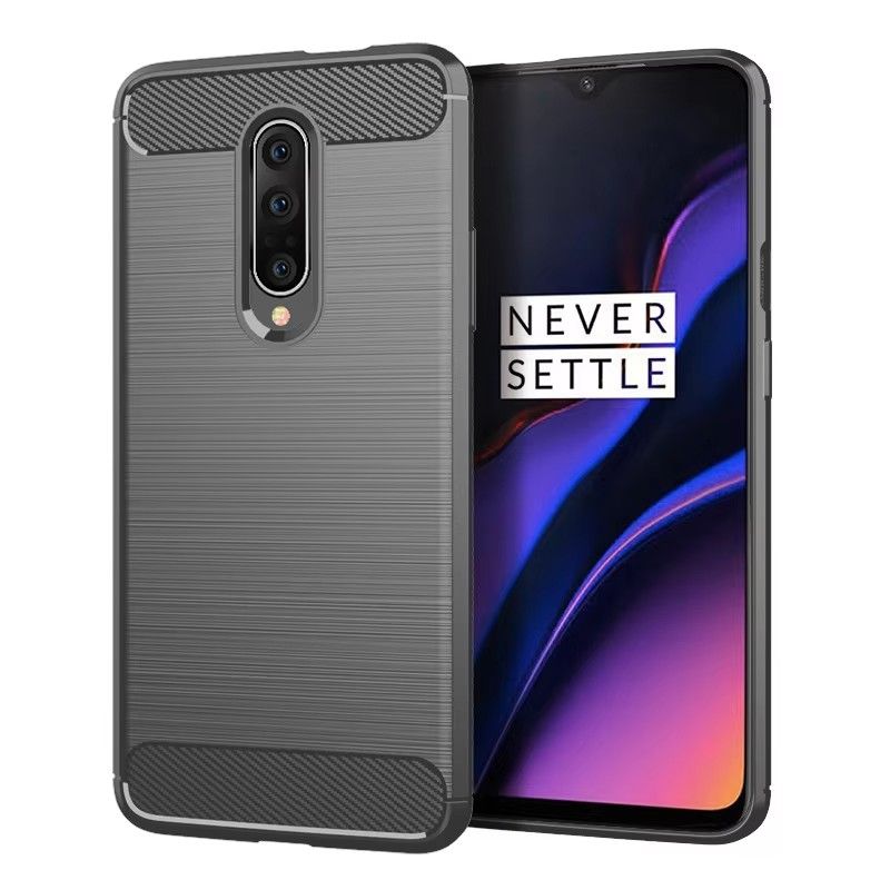 Carbon Fiber Case For Oneplus 7 pro 1+7 Pro Shockproof Silicone Cases Full Protection For One Plus 7Pro Phone Back Cover Case
