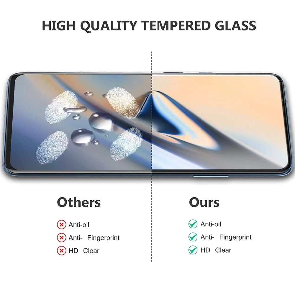 Tempered Glass for OnePlus 7 Pro Screen Protector For OnePlus 1+ 7Pro Full Coverage Protective Film Glass