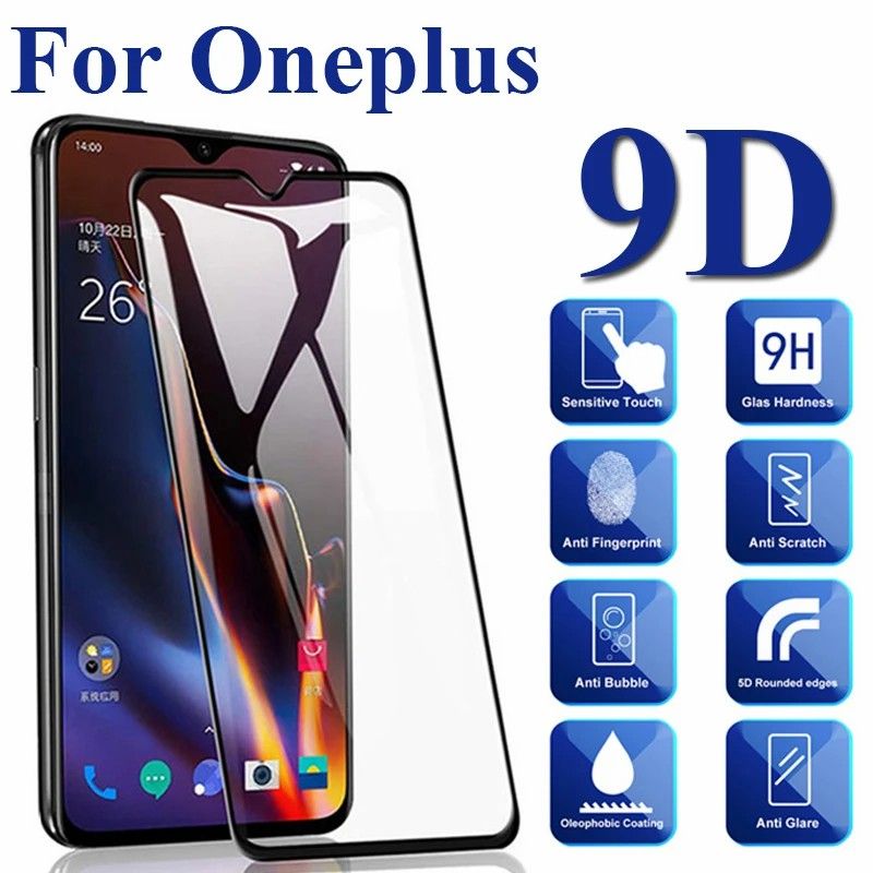 Screen Protector for OnePlus 6 6T 7 7T Pro Protective Glass for OnePlus 3 3T 5 5T 9H Hard Full Coverage Screen Protector