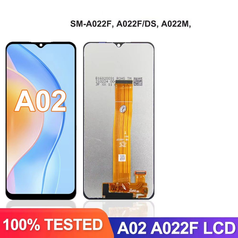For A02 A022 A022F A022F/DS Display Screen Assembly for Samsung Galaxy A02 Lcd Display Digital Touch Screen Replacement