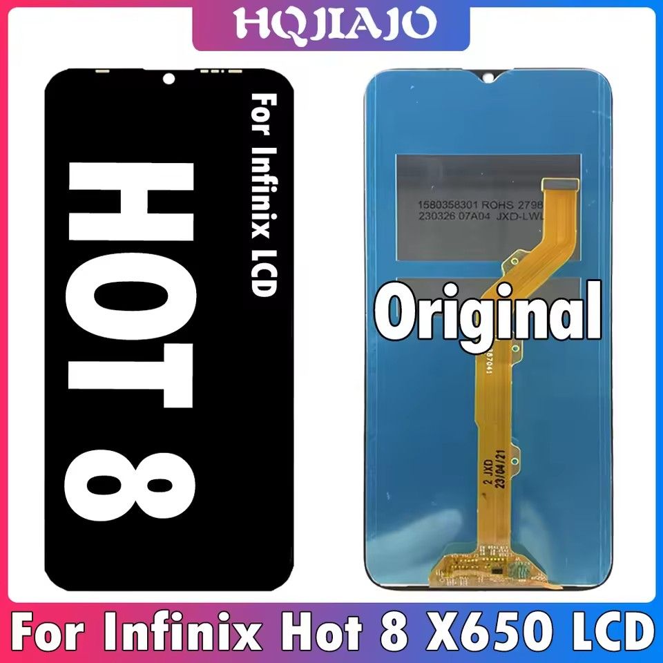 For Infinix Hot 8 LCD X650B X650C Display Touch Screen Digitizer Assembly Replacement For Infinix Hot 8 Lite X650 LCD