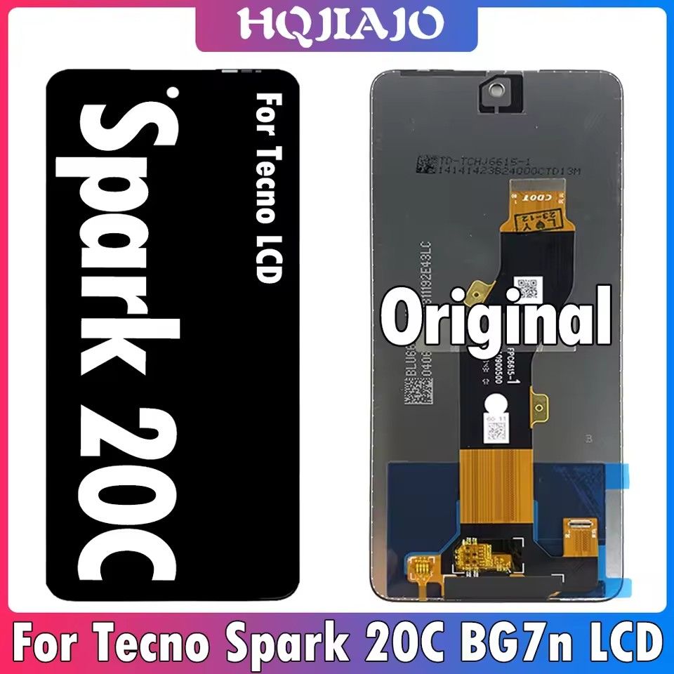6.6" For Tecno Spark 20C LCD BG7n Display Touch Screen Digitizer Assembly Replacement For Infinix BG7n LCD Repair Parts