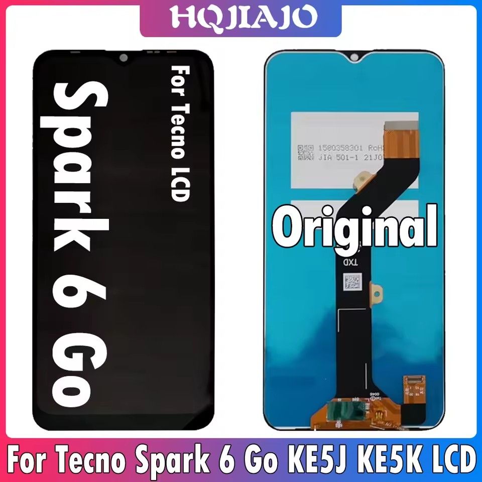 6.52inch Display For Tecno Spark 6 GO LCD KE5J Display Touch Screen Digitizer Assembly Spark GO 2020 KE5 LCD Parts