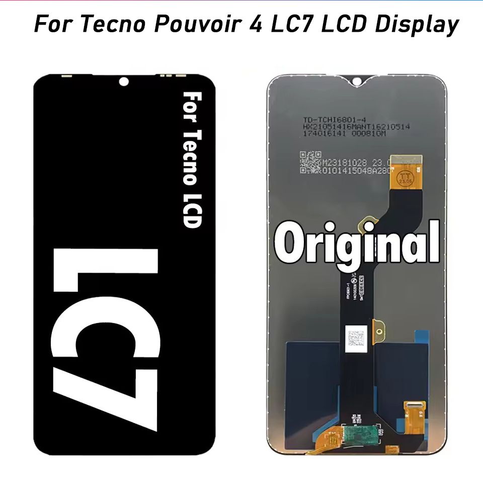 7.0" Original For TECNO Pouvoir 4 LC7 LCD Display Touch Screen Digitizer Assembly