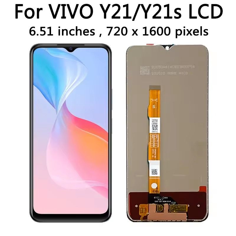 6.51"inch LCD For VIVO Y21S V2110 LCD Display Screen Touch Digitizer Assembly For VIVO Y21 V2111 Display