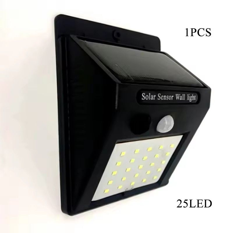 Outdoor Waterproof LED Solar Light Eco-Friendly PIR Motion Sensor Wall Light Solar Powered Street Lamp Yard Garden Decoration