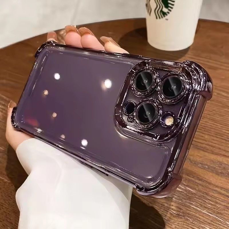 Luxury Plating Airbag Case For Tecno Spark Go 2024 2023 Spark 20C Camon 30 pro Tecno Pop 7 Pro Pop 8 cover