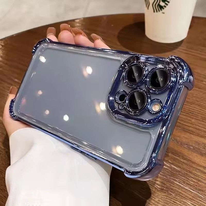 Luxury Plating Airbag Case For Tecno Spark Go 2024 2023 Spark 20C Camon 30 pro Tecno Pop 7 Pro Pop 8 cover