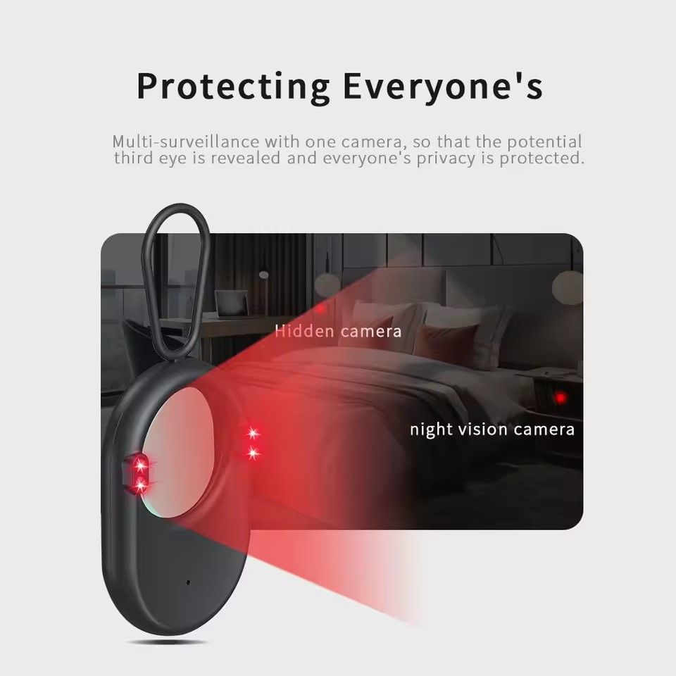 T02 portable invisible camera hotel detector conference anti-peeping anti-surveillance intelligent induction infrared detector