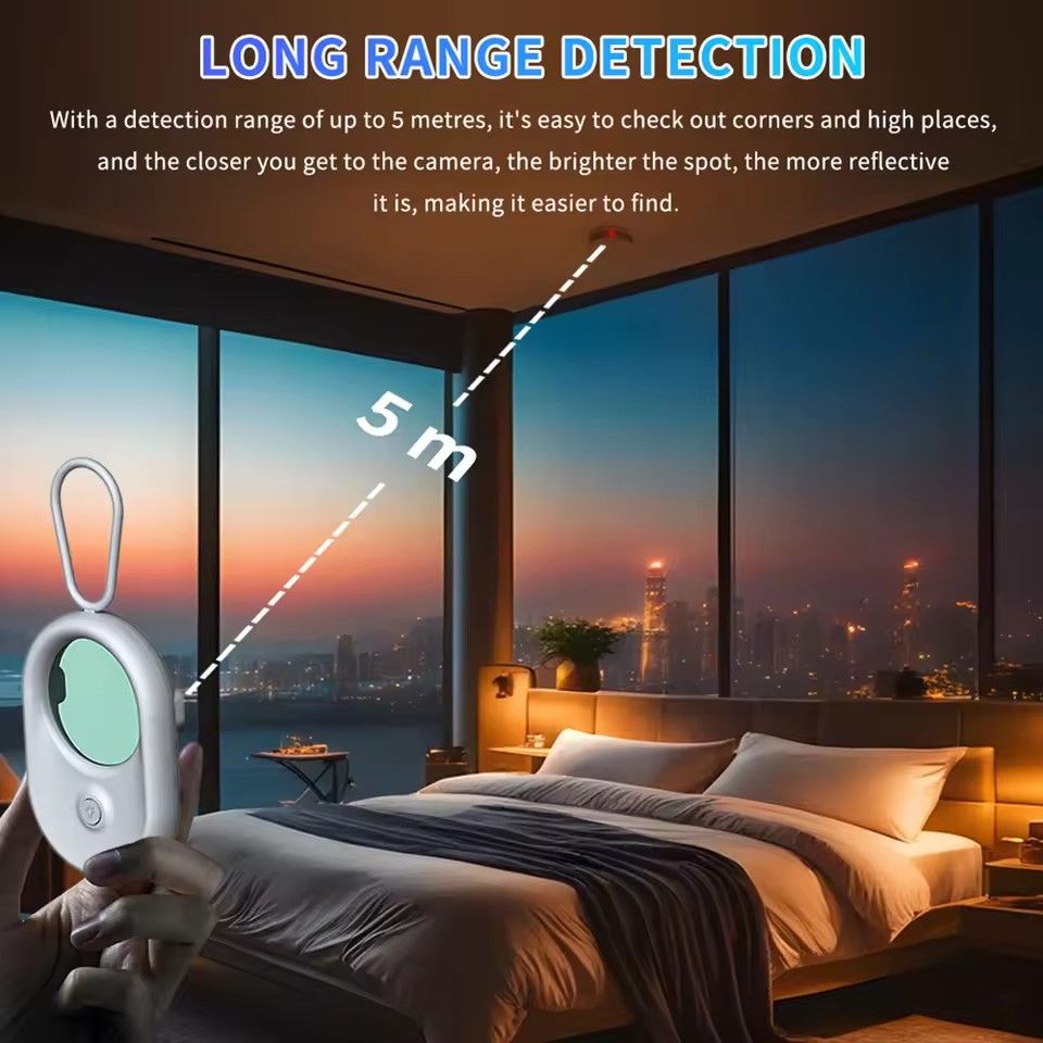 T02 portable invisible camera hotel detector conference anti-peeping anti-surveillance intelligent induction infrared detector
