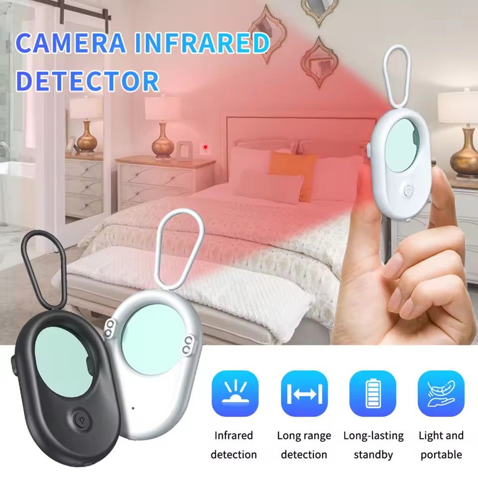 T02 portable invisible camera hotel detector conference anti-peeping anti-surveillance intelligent induction infrared detector