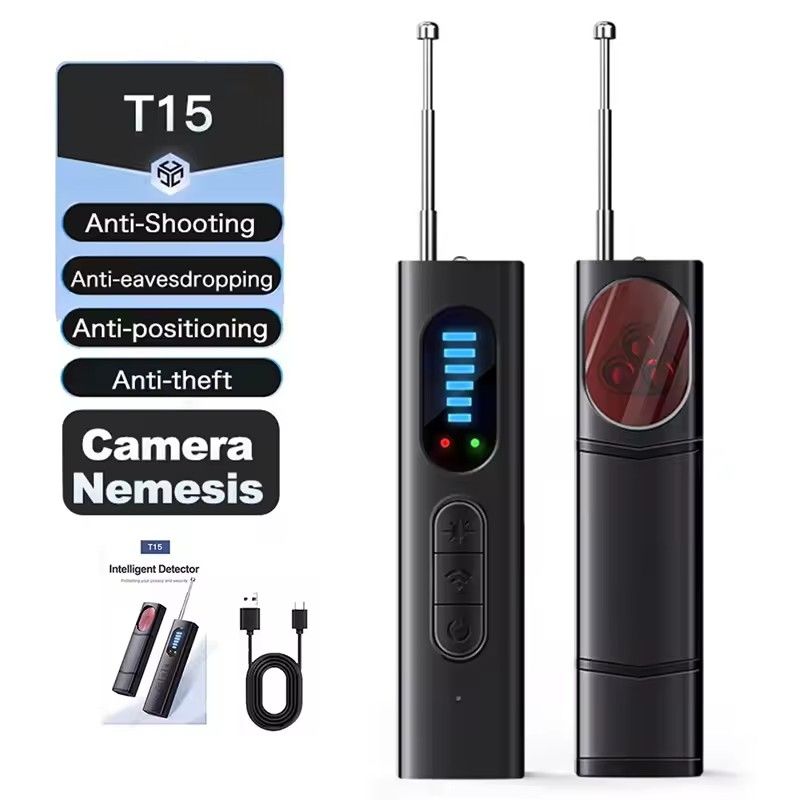 T15 Hidden Camera Detector Anti Car GPS Tracker Listening Device bug RF Wireless All Signal Scanner Gadgets Security Protection