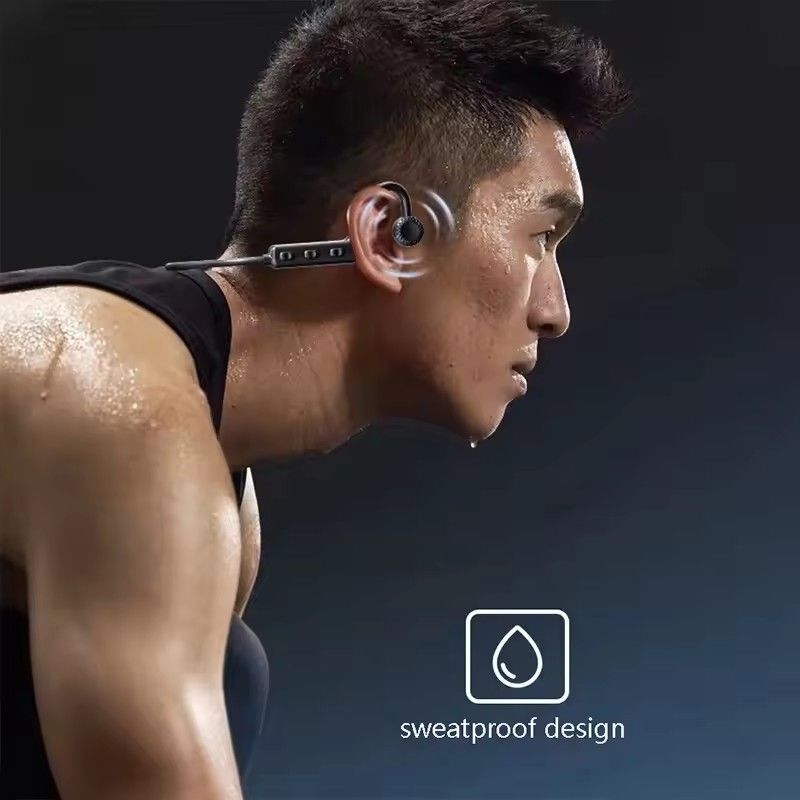 KS19 TWS Bone Conduction Earphone Wireless Headphones Neckband IPX5 Waterproof Sports Headset Hearing Aid Earphones Handsfree