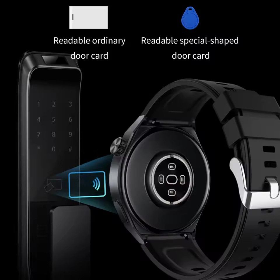 GT8 Smartwatch Men Women Bluetooth Call Voice Assistant NFC Heart Rate Detection Compatible With Android IOS Smartwatch