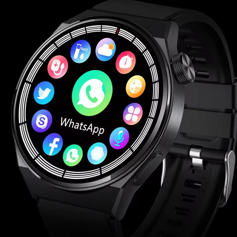 GT8 Smartwatch Men Women Bluetooth Call Voice Assistant NFC Heart Rate Detection Compatible With Android IOS Smartwatch