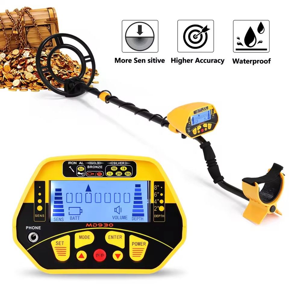 Protable MD930 underground metal search LCD display highly sensitive metal detector