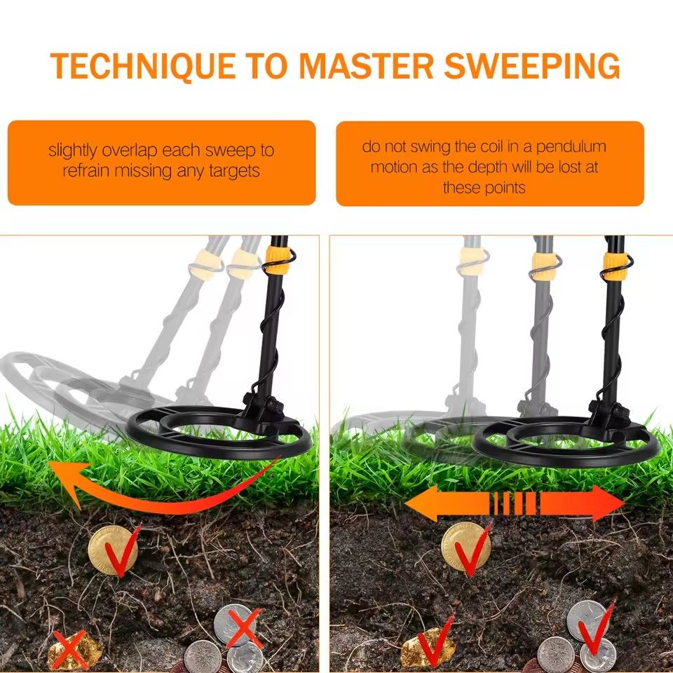Protable MD930 underground metal search LCD display highly sensitive metal detector