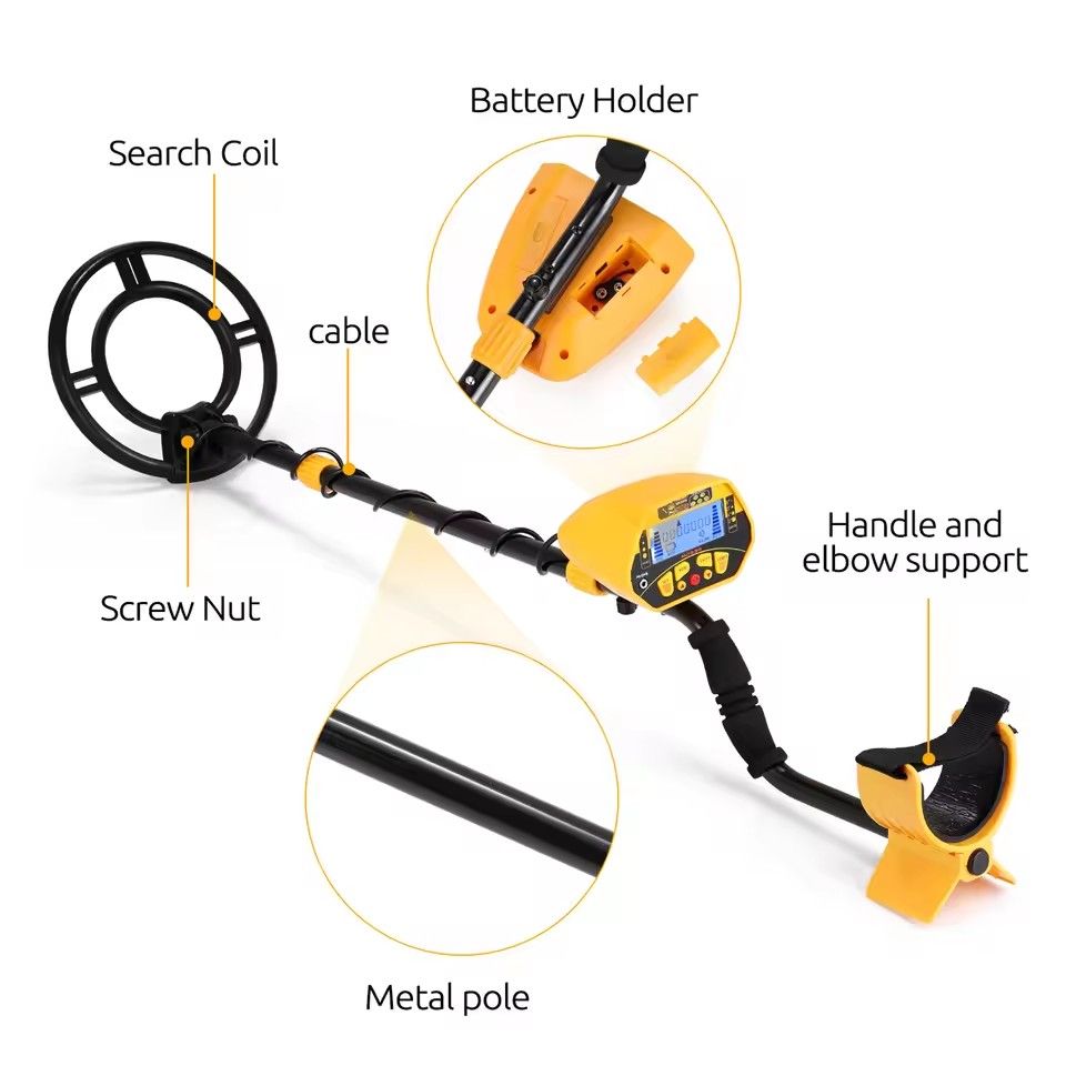 Protable MD930 underground metal search LCD display highly sensitive metal detector