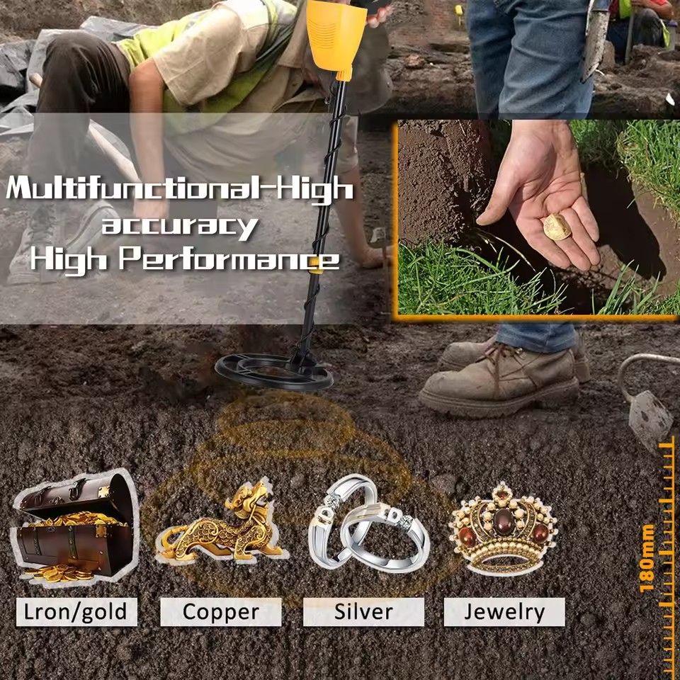 Protable MD930 underground metal search LCD display highly sensitive metal detector