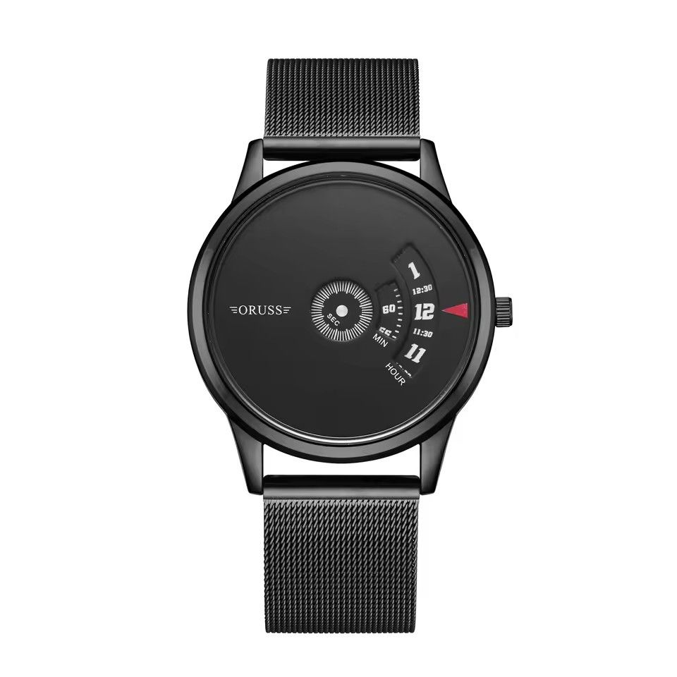 New black technology men's student watch high-grade handsome trend all fashion durable casual gentleman personality men's watch