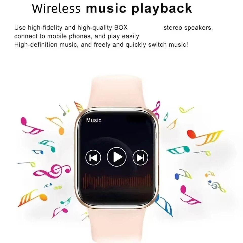 Smart Watch Answer Call Music Player Health Sport Bracelet Fitness Tracker Custom Dial Smartwatch Women Men Gift
