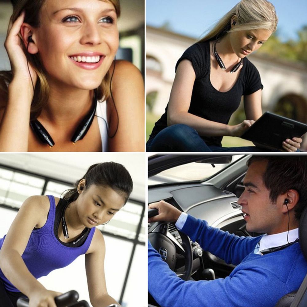 Wireless Phone Earpiece Sport Bleutooth In-Ear Headset Wireless Bluetooth Earphone With Stereo Microphone Laptop PC Headphones