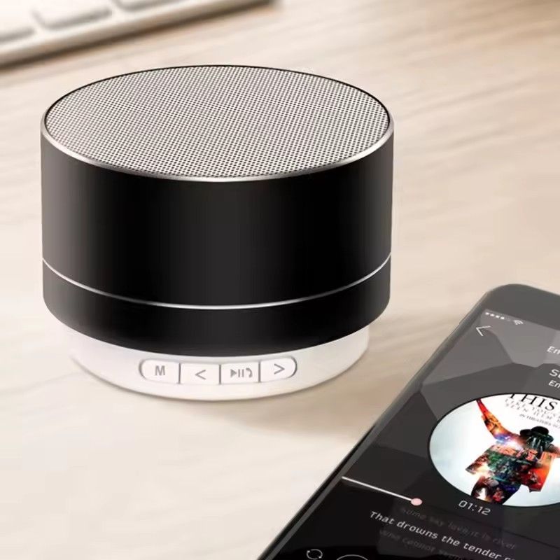 Metal Speaker Bluetooth Wireless Portable Car Audio Dazzling Crack LED Lights Subwoofer Support TF Card USB Charging For PC