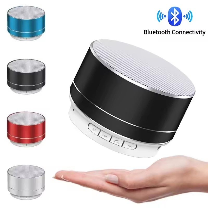 Metal Speaker Bluetooth Wireless Portable Car Audio Dazzling Crack LED Lights Subwoofer Support TF Card USB Charging For PC