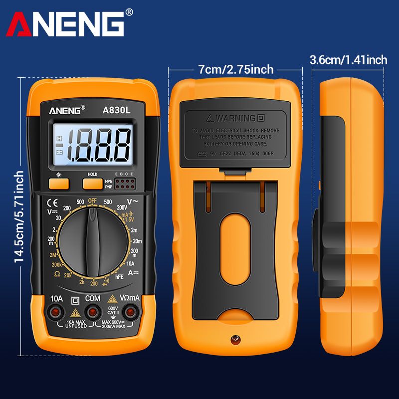 ANENG Digital Multimeter New Multi functional Voltage and Current Meter High precision Digital Multimeter