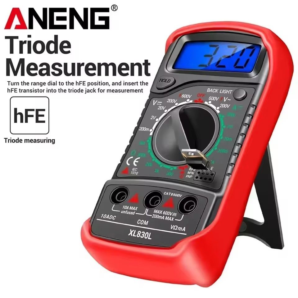 ANENG XL830L Smart Multimeters Handheld 1999 Counts Multi-range AC/DC Ammeter Voltmeter Ohm Voltage Multimetro Tester Tools