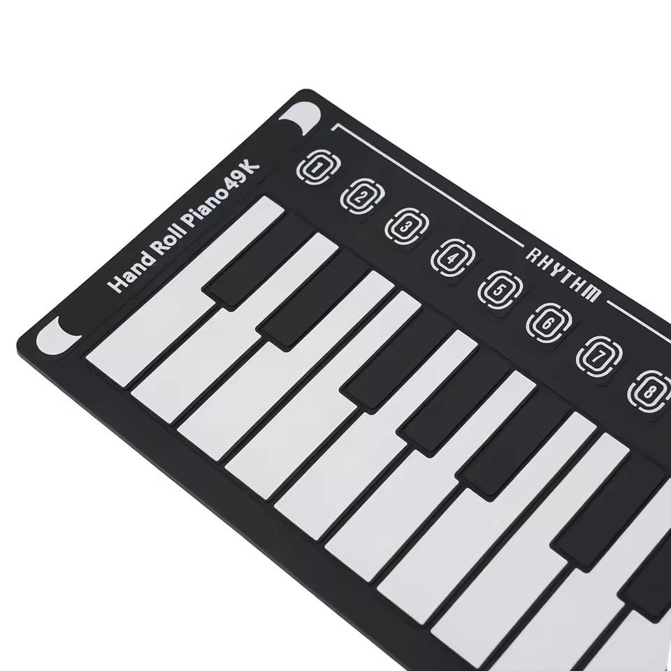 Foldable Roll Up Piano Roll Up Piano Piano Roll Up Soft Keyboard 49 Keys Electronic Organ Gifts Flexible Brand New