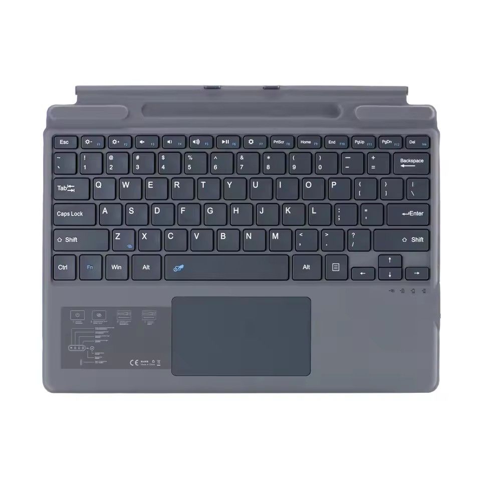 Wireless Bluetooth Keyboard For Microsoft Surface Pro 3 4 5 6 7/For Surface Pro 8 9 10 11 X Trackpad Slim Keyboard Type Cover Magnetic Connectivity Bluetooth Keyboard