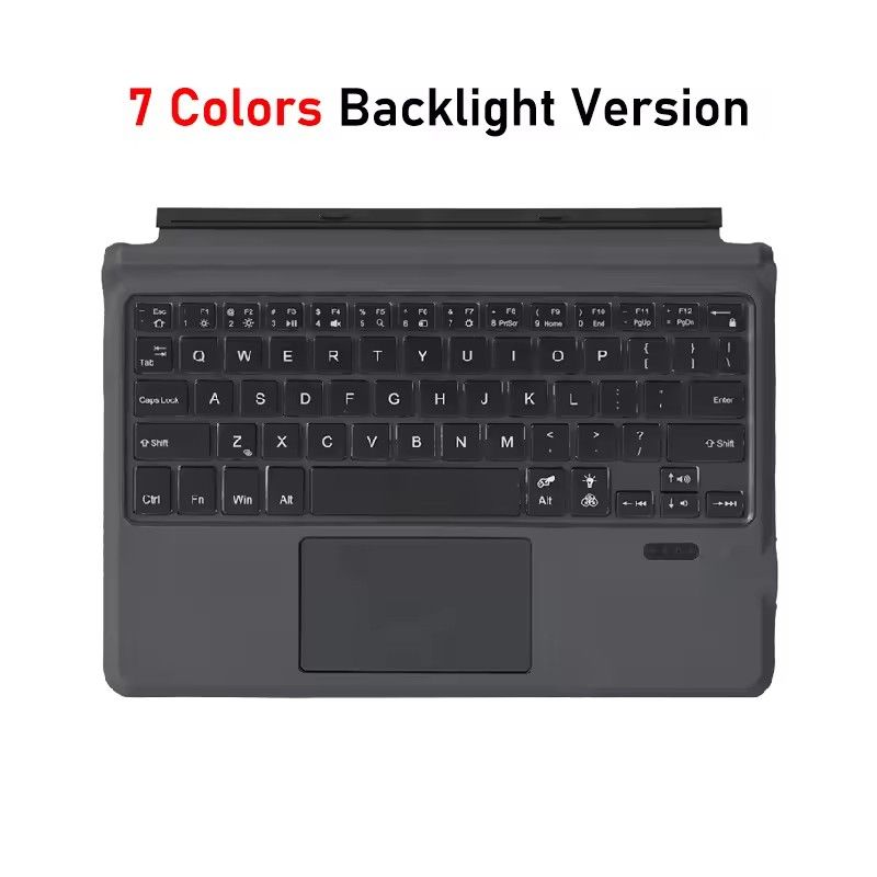Detachable Wireless Bluetooth Keyboard with Trackpad For Microsoft Surface Go 4 3 2 1 Backlit Keyboard for Surface GO