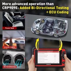 LAUNCH X431 CRP919E OBD Scanner Bi-directional Scan Tool with AF TPMS IMMO 29 Service All system Auto Diagnostic Tool CANFD DOIP