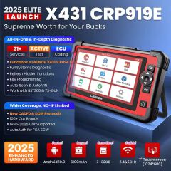 LAUNCH X431 CRP919E OBD Scanner Bi-directional Scan Tool with AF TPMS IMMO 29 Service All system Auto Diagnostic Tool CANFD DOIP