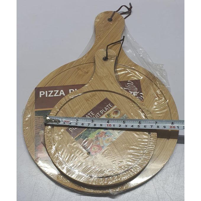 Elegant pizza serving bamboo board/ Round serving board/ Round home chopping board