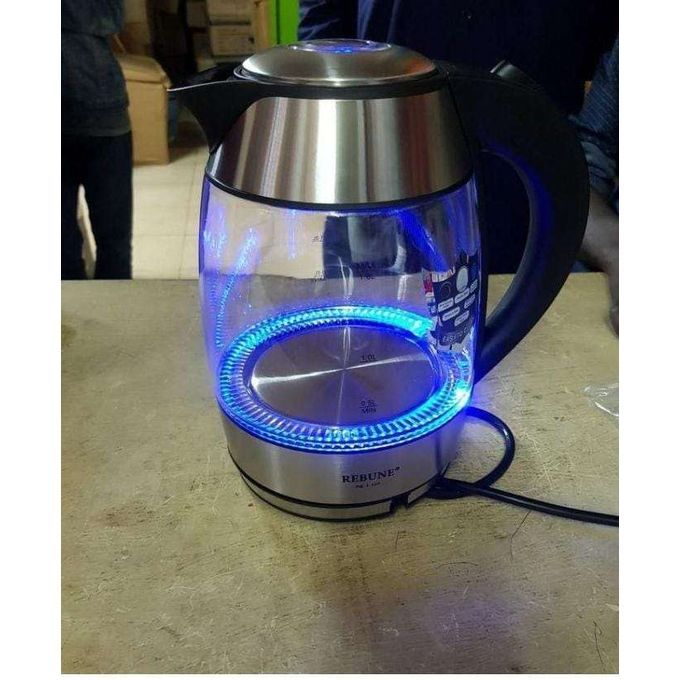 Rebune 1.8L ILLUMINATING AUTOMATIC GLASS ELECTRIC KETTLE