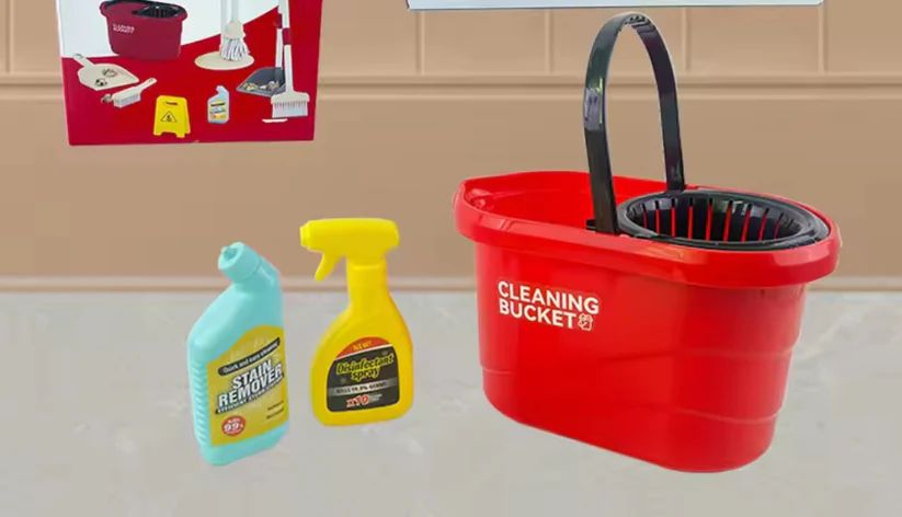 Mop bucket with wheels  20 liters