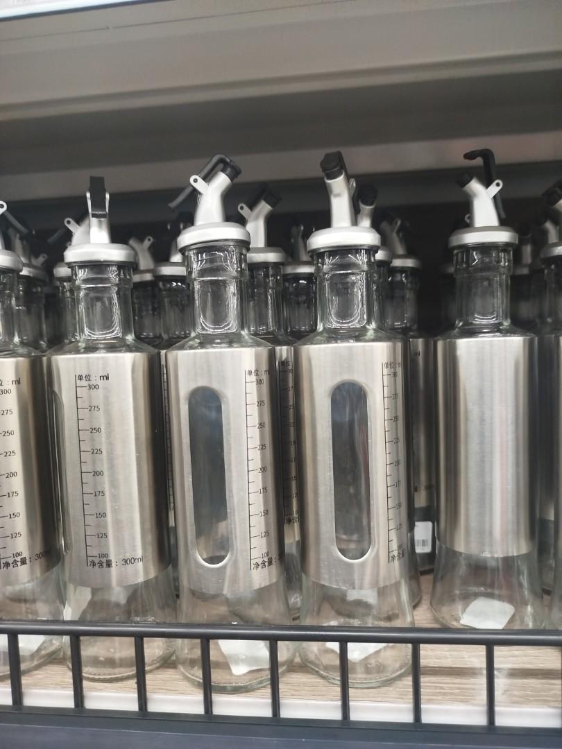 Oil dispenser braided with Stainless steel