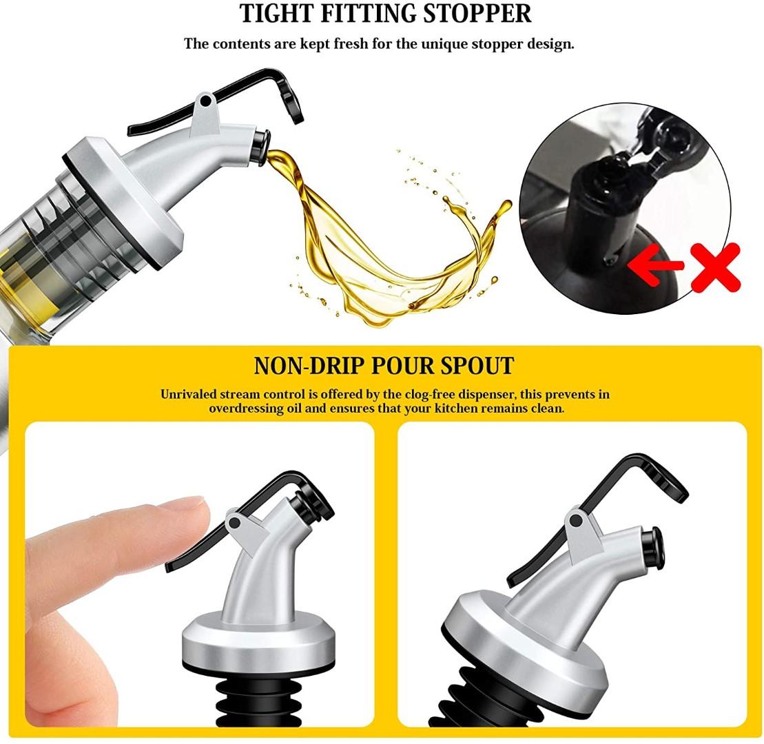 Oil dispenser braided with Stainless steel